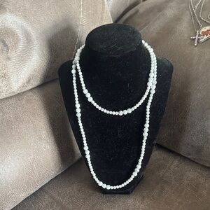 Authentic Howlite beaded necklace